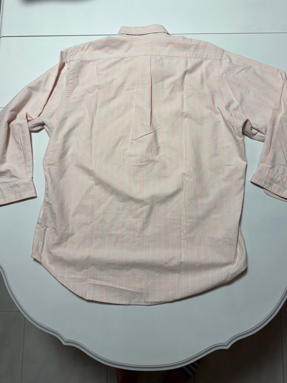 Polo Ralph Lauren Pale Pink Striped Button-Down Oxford Shirt - Picture 6 of 15